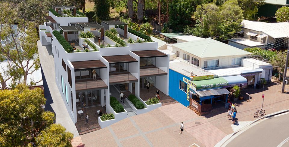 Construction of Mixed Use Development Comprising Shop Top Housing Above Commercial