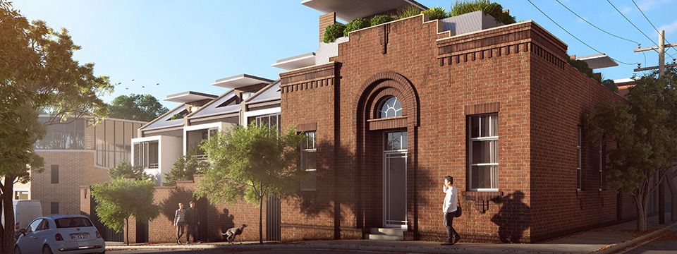 Townhouses at Lennox Street, Newtown