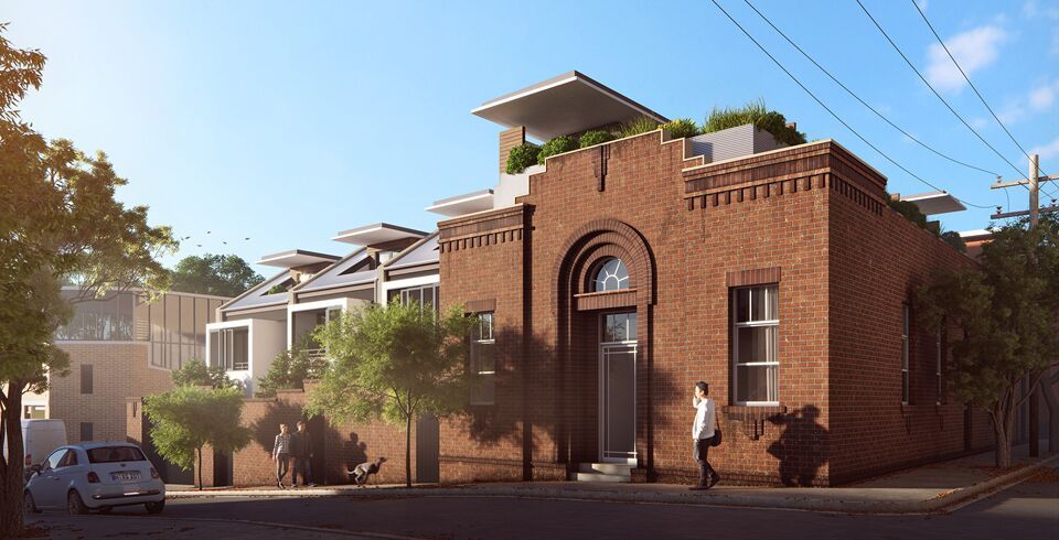 4 Lot Subdivision, Conversion of Industrial Building to Multi Dwelling Housing and Construction of New Multi Dwellings