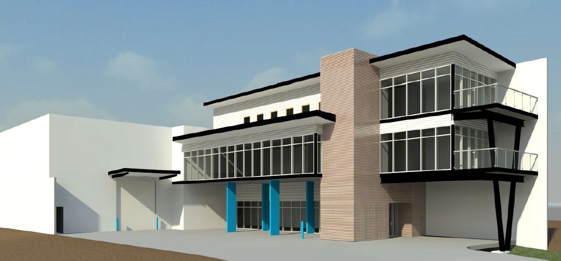Construction and use of a 3 storey industrial building