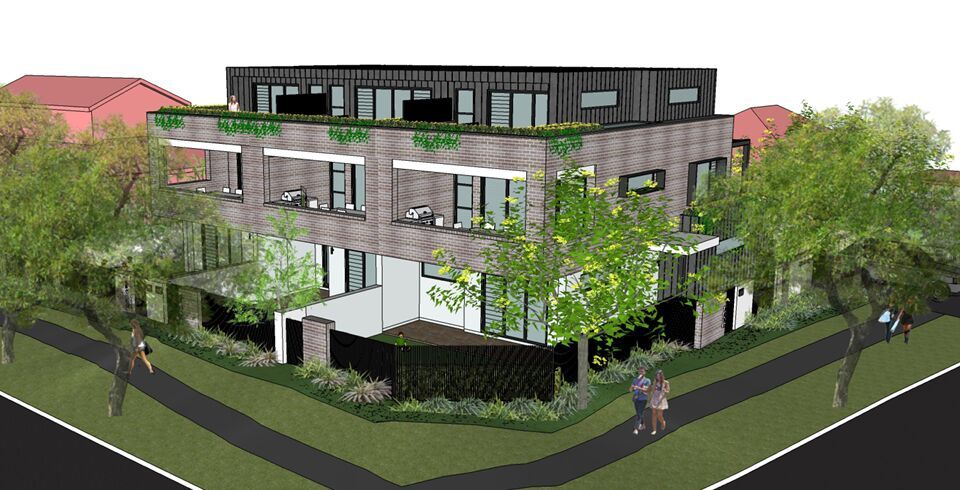 Demolition of Existing Structures and Construction of Three Townhouses