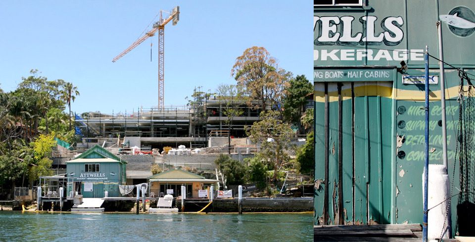 consolidation of the three existing allotments and construction of large waterfront single dwelling (over 1,300 sq.m.) including basement parking. Also alterations to the heritage listed Attwells Boatshed and construction of freestanding carport